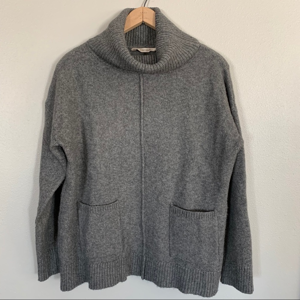 Soft Surrounding Cowl Neck Sweater  Size: L
